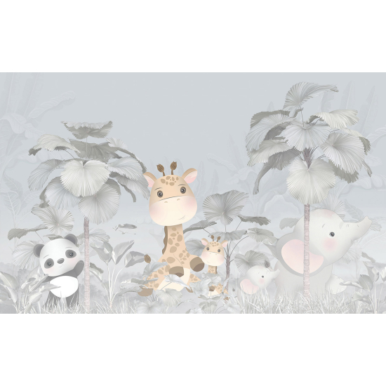 Carta da parati panoramica Bambini - Animali