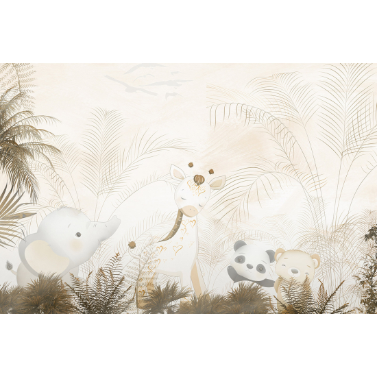 Carta da parati panoramica Bambini - Animali