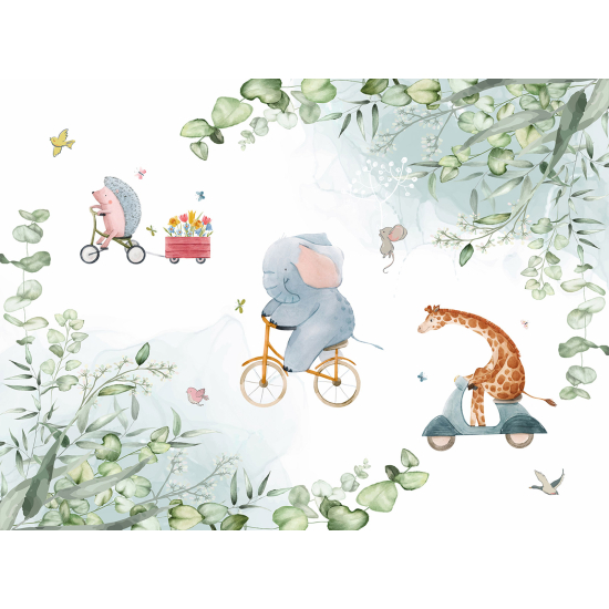 Carta da parati panoramica Bambini - Animali