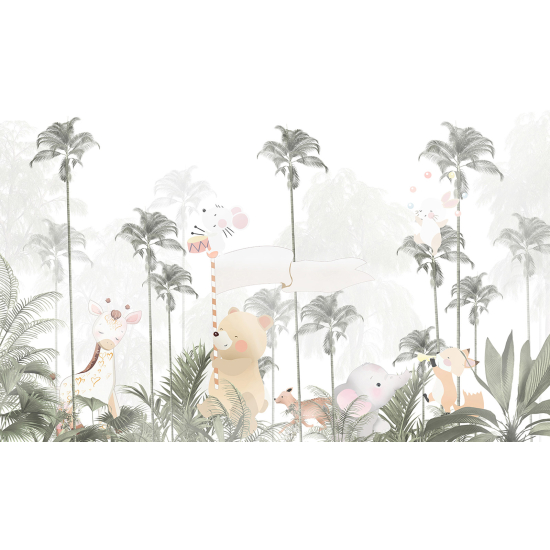 Carta da parati panoramica Bambini - Animali