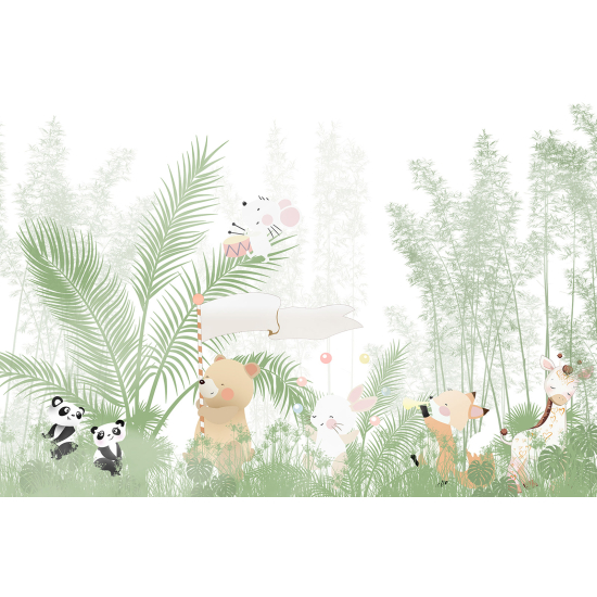 Carta da parati panoramica Bambini - Animali