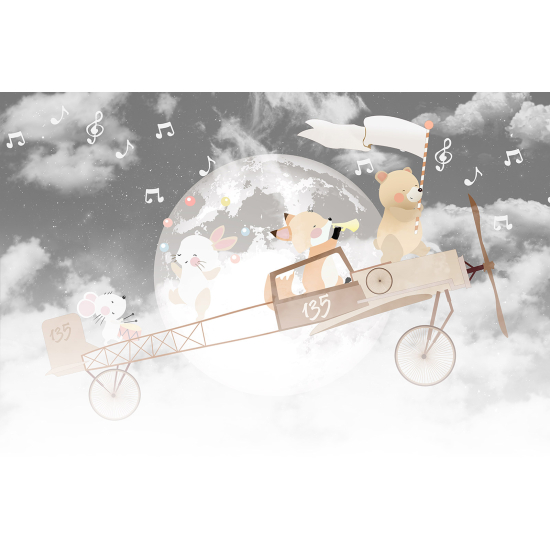 Carta da parati panoramica Bambini - Animali