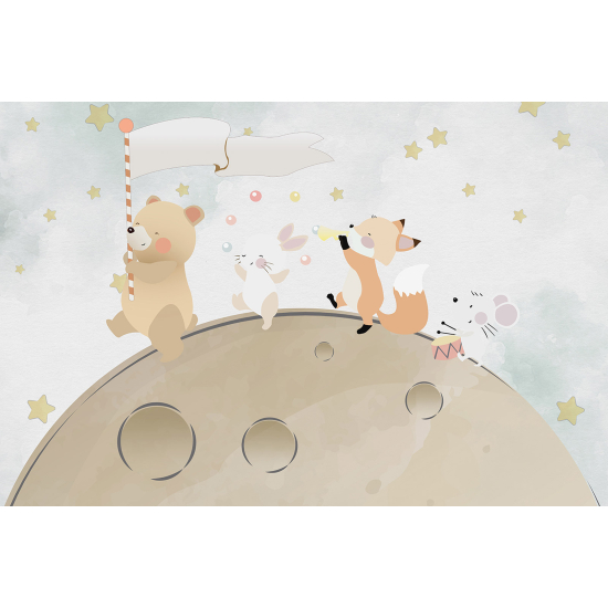 Carta da parati panoramica Bambini - Animali