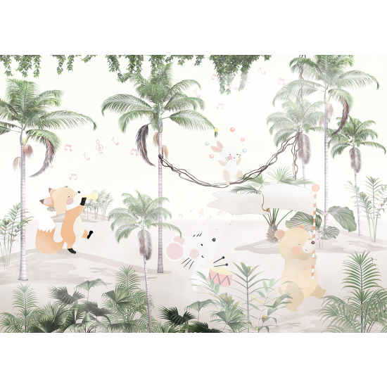 Carta da parati panoramica Bambini - Animali