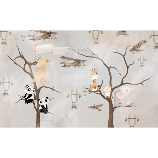 Carta da parati panoramica Bambini - Animali