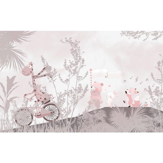 Carta da parati panoramica Bambini - Animali