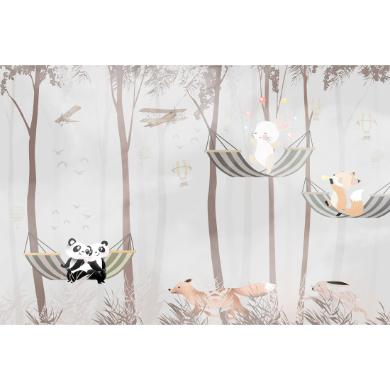 Carta da parati panoramica Bambini - Animali