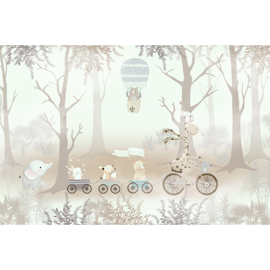 Carta da parati panoramica Bambini - Animali