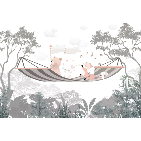Carta da parati panoramica Bambini - Animali