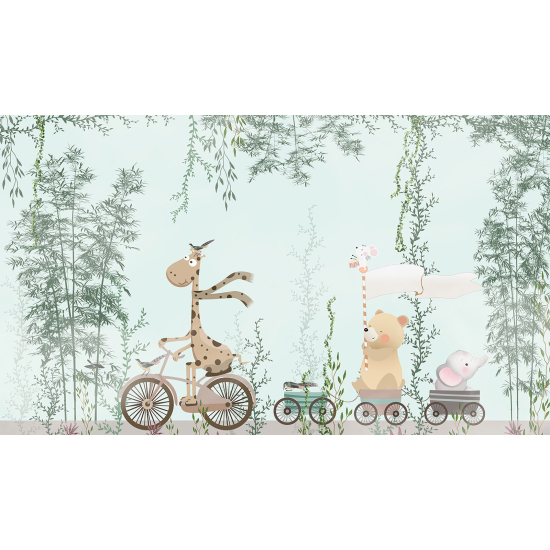 Carta da parati panoramica Bambini - Animali