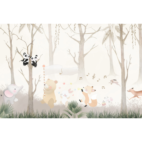 Carta da parati panoramica Bambini - Animali
