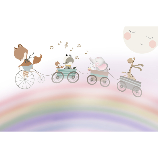 Carta da parati panoramica Bambini - Animali