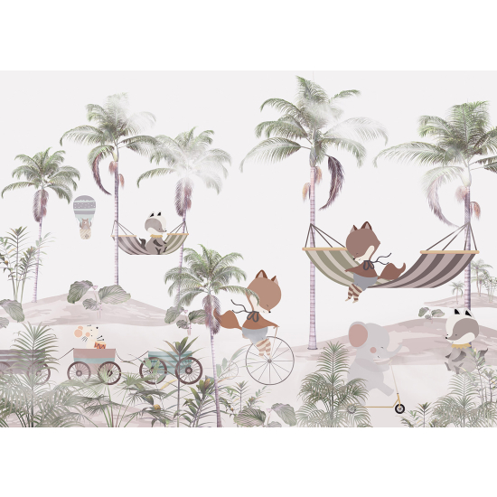Carta da parati panoramica Bambini - Animali