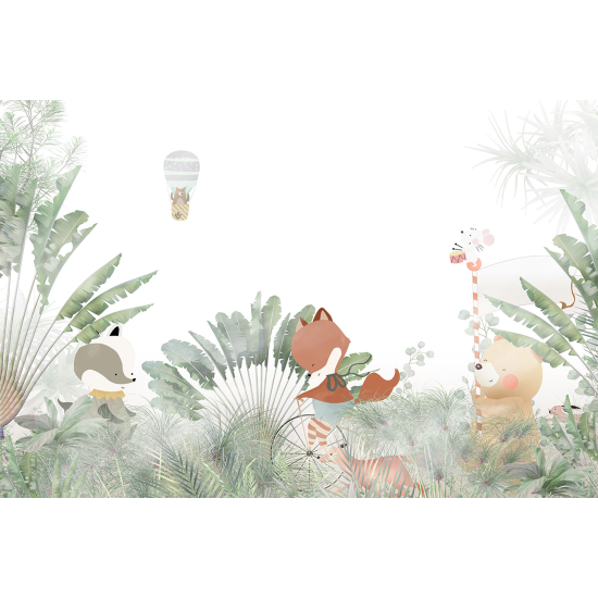 Carta da parati panoramica Bambini - Animali