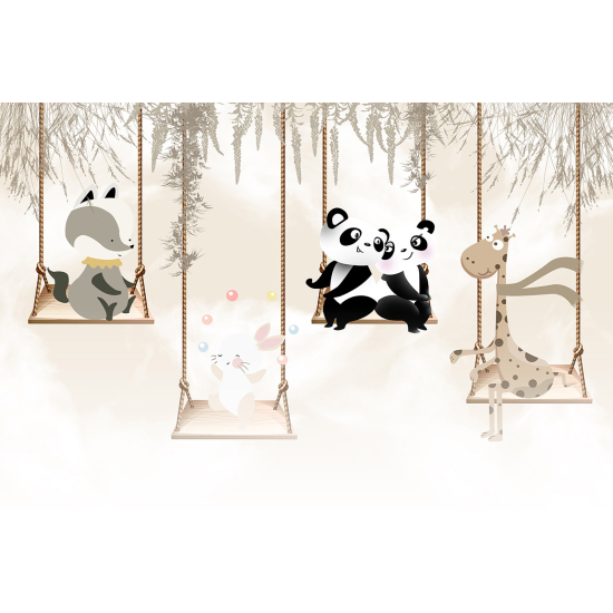 Carta da parati panoramica Bambini - Animali