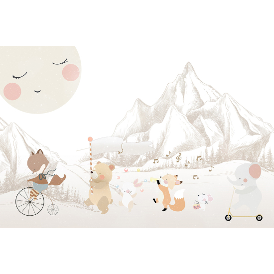 Carta da parati panoramica Bambini - Animali