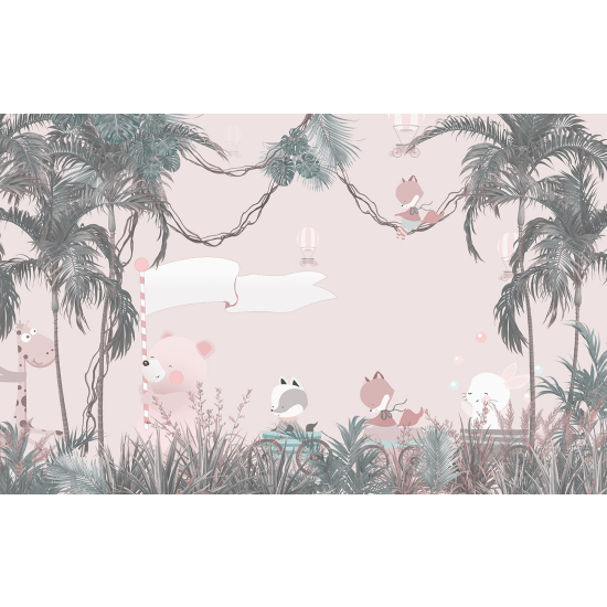 Carta da parati panoramica Bambini - Animali