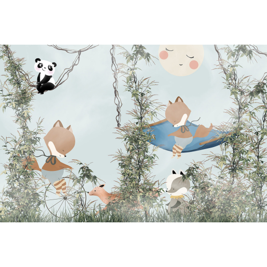 Carta da parati panoramica Bambini - Animali