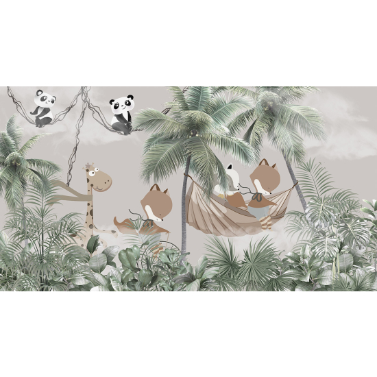 Carta da parati panoramica Bambini - Animali