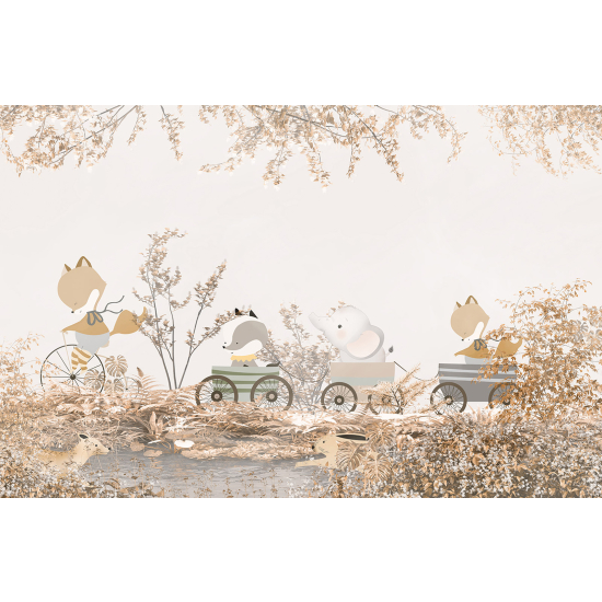 Carta da parati panoramica Bambini - Animali
