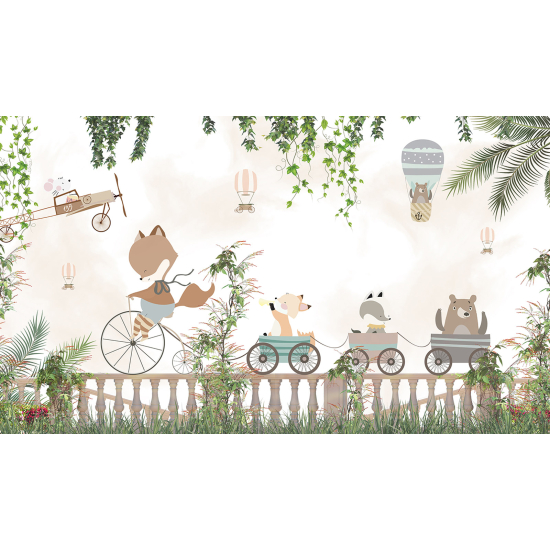 Carta da parati panoramica Bambini - Animali