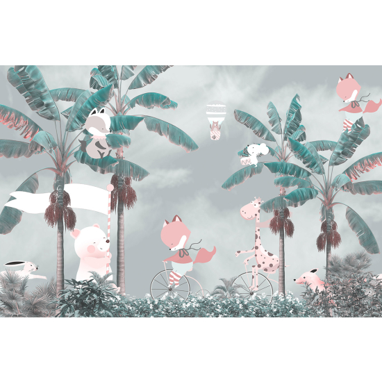 Carta da parati panoramica Bambini - Animali