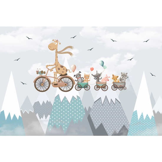 Carta da parati panoramica Bambini - Animali