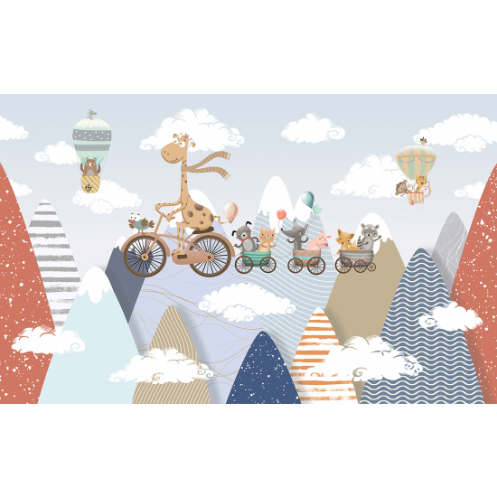 Carta da parati panoramica Bambini - Animali