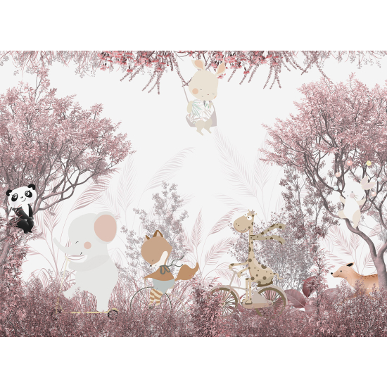 Carta da parati panoramica Bambini - Animali