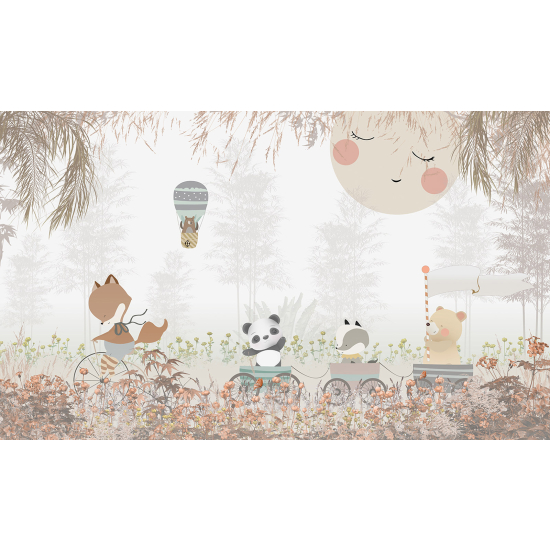 Carta da parati panoramica Bambini - Animali