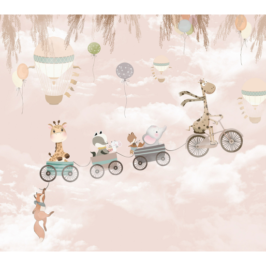Carta da parati panoramica Bambini - Animali