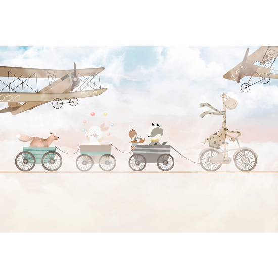 Carta da parati panoramica Bambini - Animali