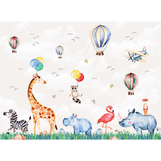 Carta da parati panoramica Bambini - Animali