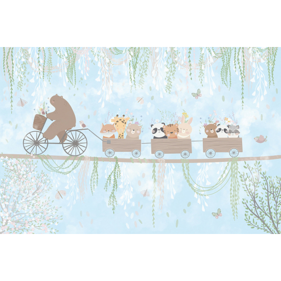 Carta da parati panoramica Bambini - Animali