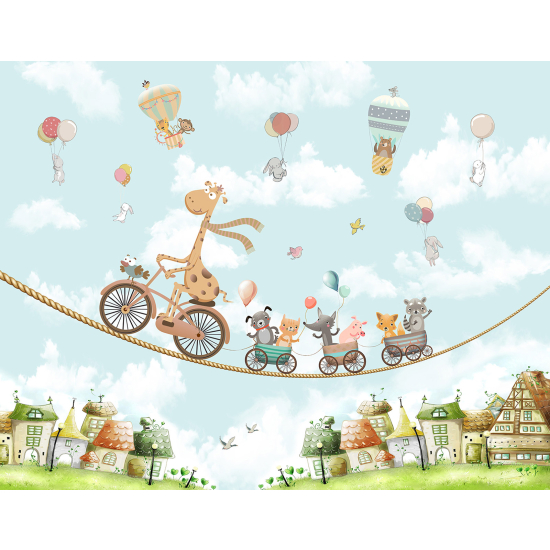 Carta da parati panoramica Bambini - Animali