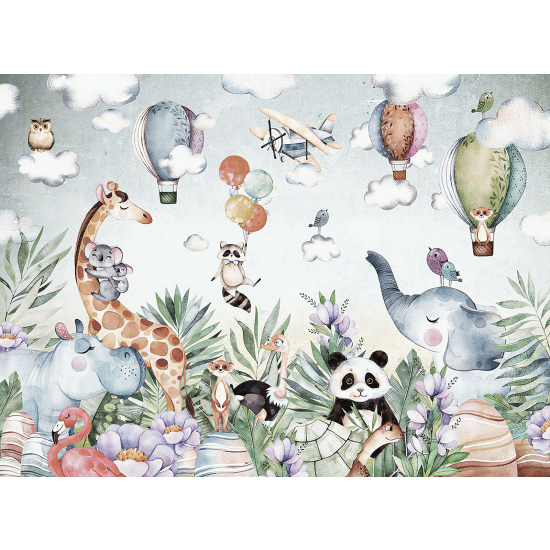 Carta da parati panoramica Bambini - Animali