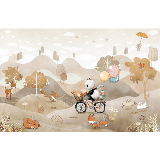 Carta da parati panoramica Bambini - Animali