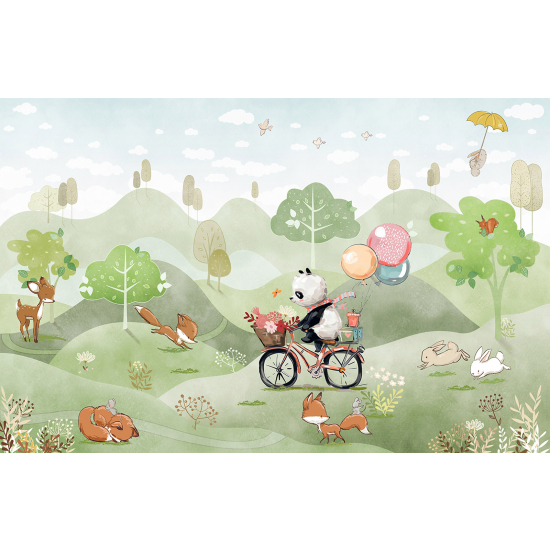 Carta da parati panoramica Bambini - Animali