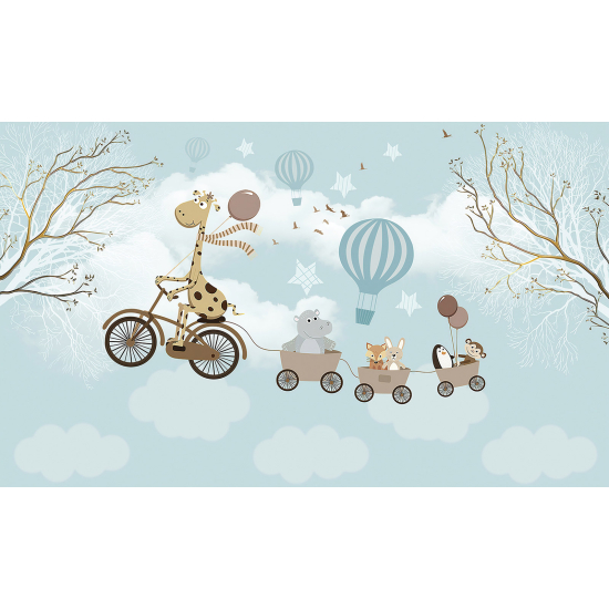 Carta da parati panoramica Bambini - Animali