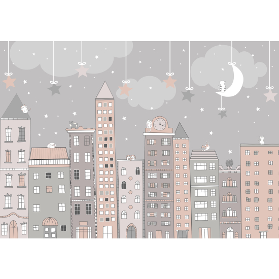 Carta da parati panoramica Bambini - Città