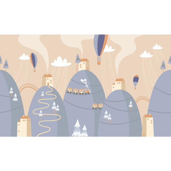 Carta da parati panoramica Bambini - Città