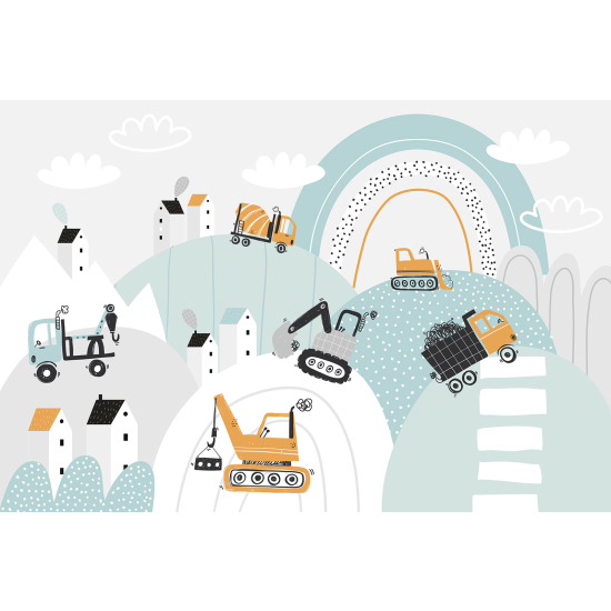 Carta da parati panoramica Bambini - Lavori