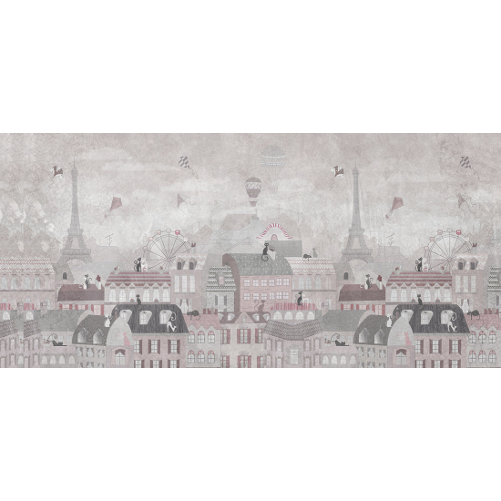 Carta da parati panoramica Bambini - Parigi