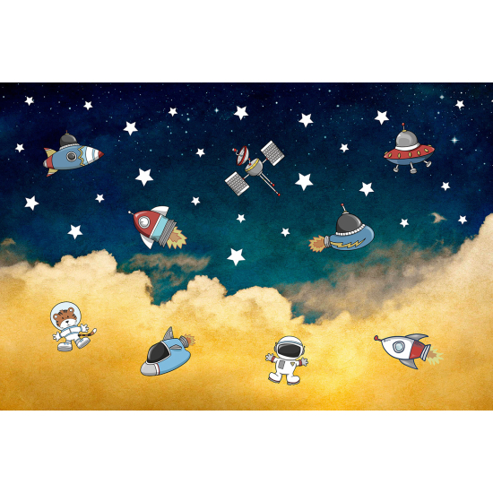 Carta da parati panoramica Bambini - Spazio