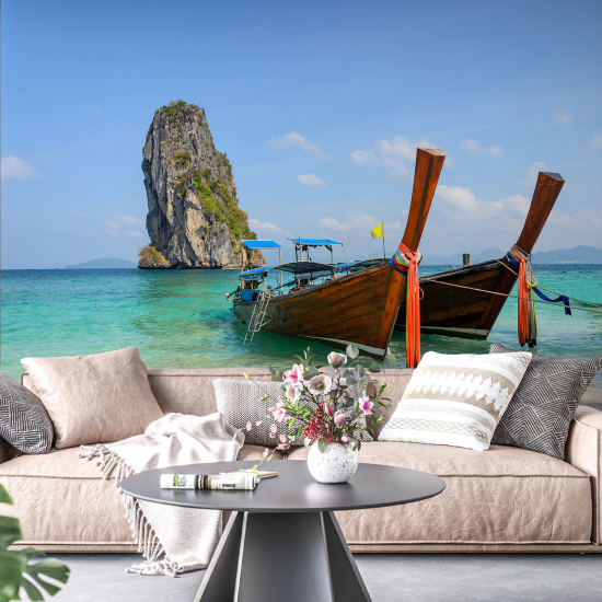 Carta da parati panoramica - Barche Thailandia