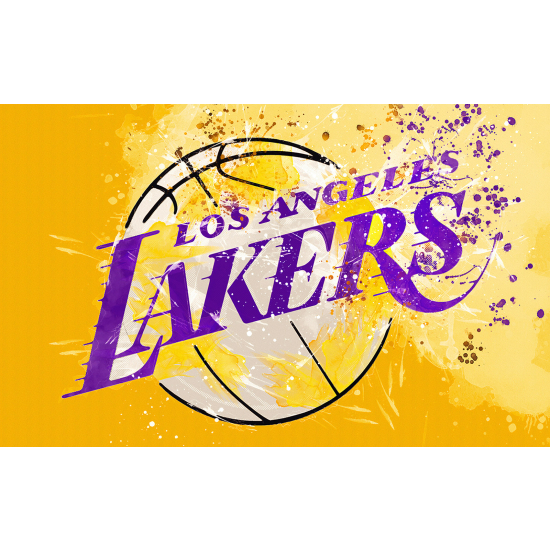 Carta da parati panoramica Basket / Pallacanestro - LOS ANGELES Lakers