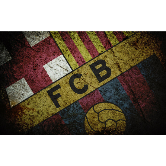 Carta da parati panoramica Calcio / Football - FCB Barcellona