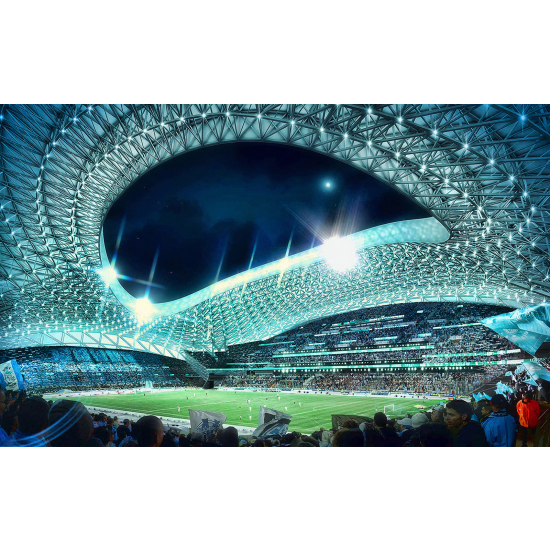 Carta da parati panoramica Calcio / Football - OM - Stadio Orange Vélodrome