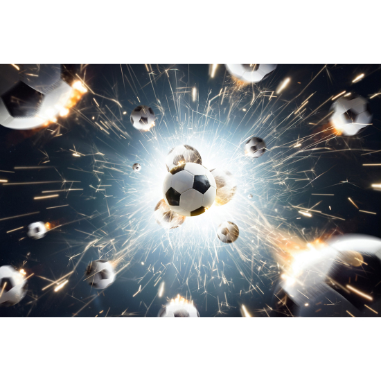 Carta da parati panoramica Calcio / Football - Palloni da calcio