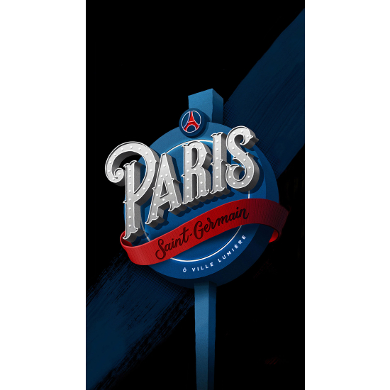Carta da parati panoramica Calcio / Football - PSG - Paris Saint Germain